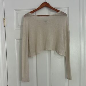 H&M Divided Cream Knit Sweater